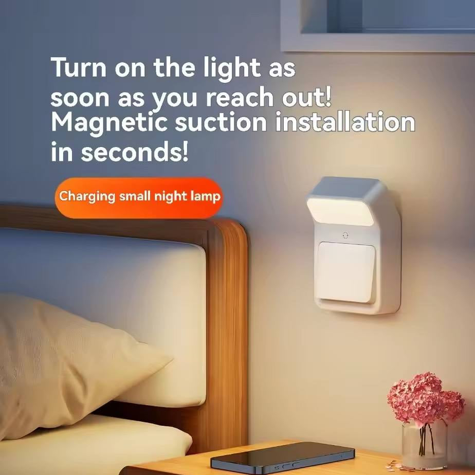Aleaf dimmable wall lamp showing three light colour settings